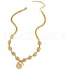 Vortex Alloy Pendant Necklace & Dangle Earrings Sets FS-WGE9BDE-01-5