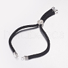 Nylon Twisted Cord Bracelet Making MAK-F019-04P-1