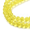 Transparent Glass Bead Strands GLAA-G013-6mm-68-2