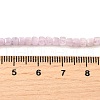 Natural Kunzite Beads Strands G-Q044-A02-3x3mm-5