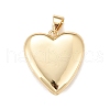Brass Micro Pave Cubic Zirconia Locket Pendants KK-A161-54G-2