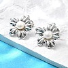 304 Stainless Steel Stud Earring Findings EJEW-F361-15P-4