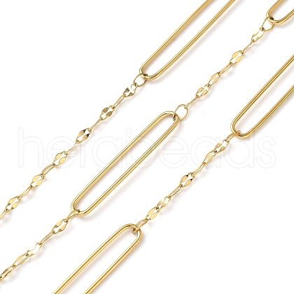 304 Stainless Steel Dapped Chains CHS-C015-01G-1