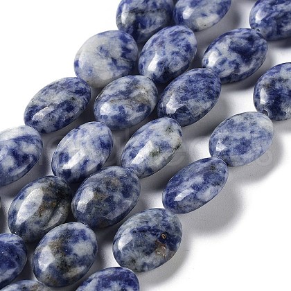 Natural Blue Spot Jasper Beads Strands G-L164-A-30-1