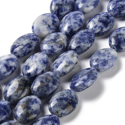 Natural Blue Spot Jasper Beads Strands G-L164-A-30-1