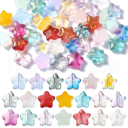 60Pcs 20 Styles Mixed Styles Glass Beads GLAA-YW0003-78-1