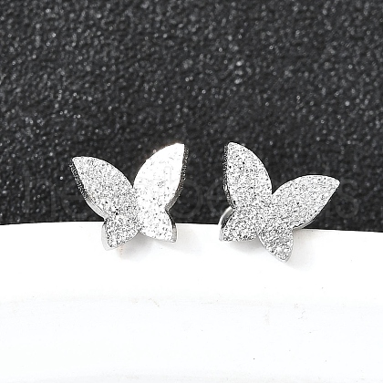 304 Stainless Steel Stud Earrings EJEW-H161-01P-D-1