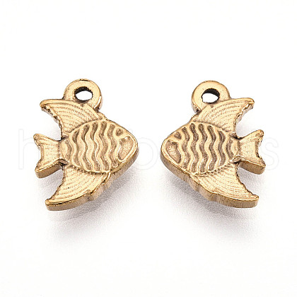 304 Stainless Steel Charms STAS-N109-46G-1