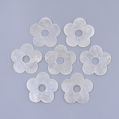 Capiz Shell Pendants SHEL-S276-21-1