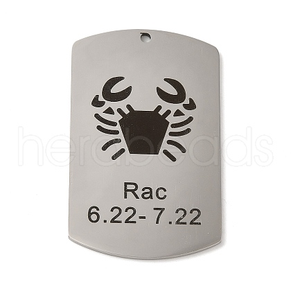 Non-Tarnish 304 Stainless Steel Pendants STAS-C098-01E-P-1