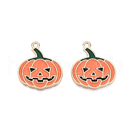 Halloween Theme Alloy Enamel Pendants ENAM-Z010-03C-KCG-1