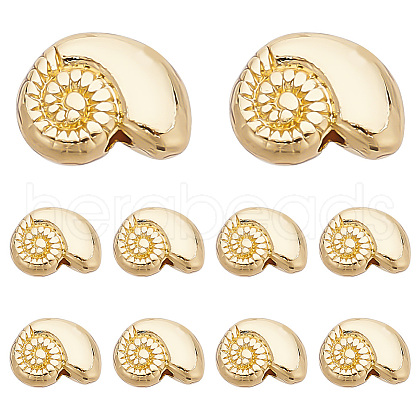 GOMAKERER 10Pcs Alloy Beads TIBEB-GO0001-03-1