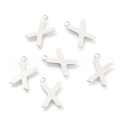 Non-Tarnish 201 Stainless Steel Charms STAS-C021-06P-X-1