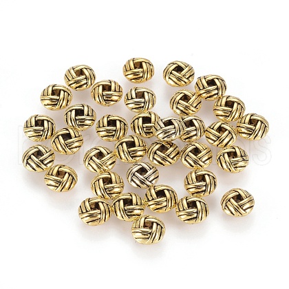 Zinc Alloy Spacer Beads X-PALLOY-ZN25847-AG-LF-1