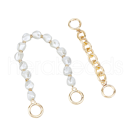 Plastic Pearl Alloy Phone Hand Strap Chains FIND-WH0260-55LG-1