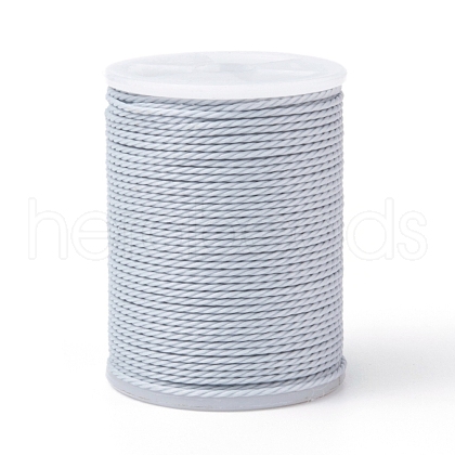 Round Waxed Polyester Cord YC-G006-01-1.0mm-33-1