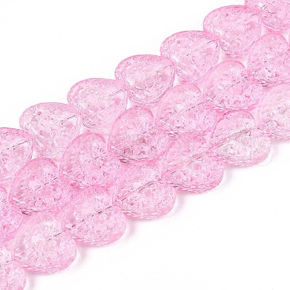 Transparent Glass Beads Strands GLAA-N012-02A-1