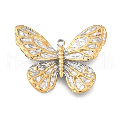 304 Stainless Steel Pendants STAS-M123-03C-PG-1