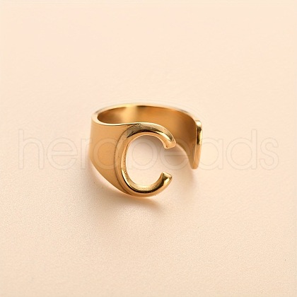 304 Stainless Steel Cuff Rings FS-WGEAFE6-05-1