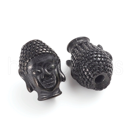 Buddhist 304 Stainless Steel Beads STAS-G222-05B-1