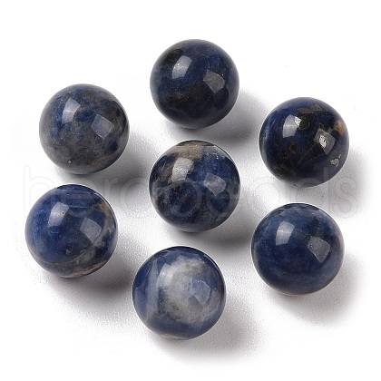 Natural Sodalite No Hole Sphere Beads G-K353-04B-08-1