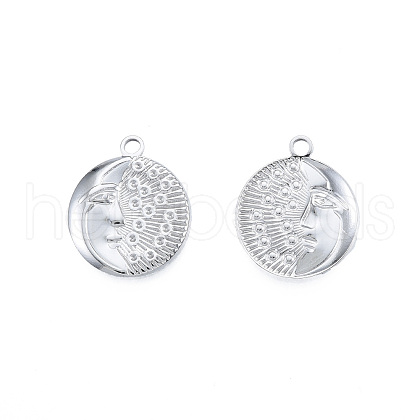 Non-Tarnish 201 Stainless Steel Pendants STAS-N098-234P-1
