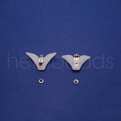 Iron Tie Clips FIND-WH0003-23B-1