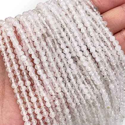 Natural Quartz Crystal Beads Strands G-H002-A02-01-1