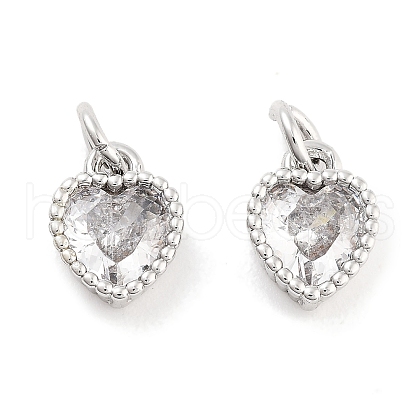 Brass with Cubic Zirconia Pendant KK-P271-42P-B-1