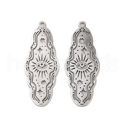 304 Stainless Steel Pendants STAS-U052-02D-P-1