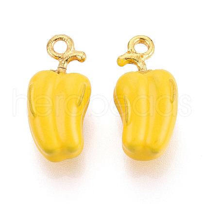 Alloy Enamel Pendants ENAM-N062-05C-G-1
