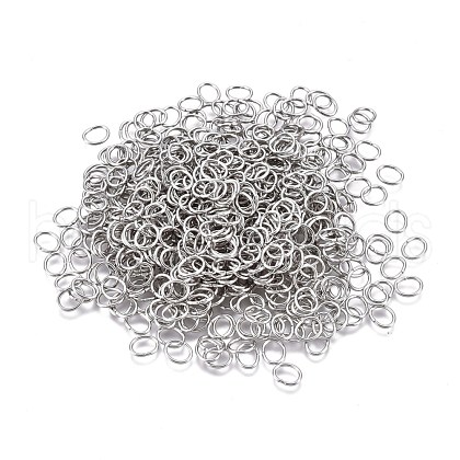 304 Stainless Steel Jump Rings STAS-F250-11P-L-1