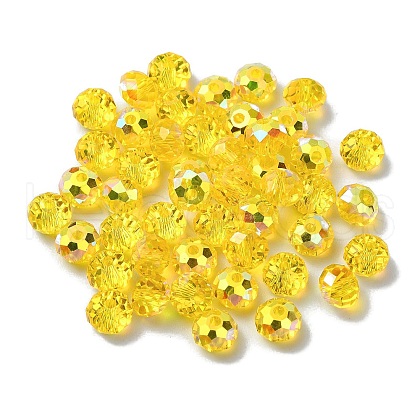 AB Color Plated Glass Beads EGLA-P059-03A-AB13-1
