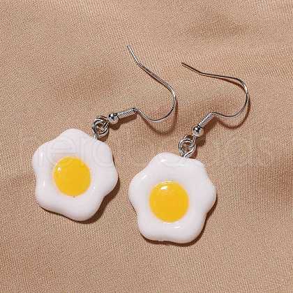 Resin Food Model Dangle Earrings PW-WG49B9C-01-1