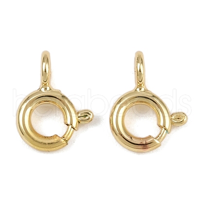 Brass Spring Ring Clasps KK-A257-13B-G-1