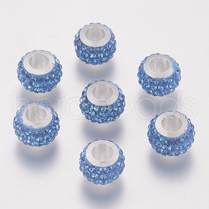 304 Stainless Steel European Beads CPDL-E045-A13-1