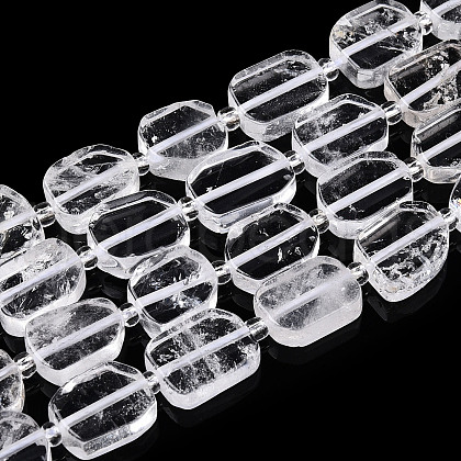 Natural Quartz Crystal Beads Strands G-C098-A20-01-1