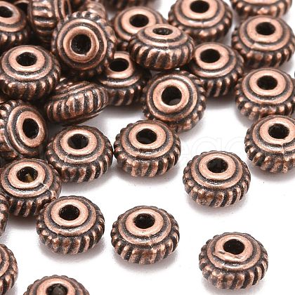 Tibetan Style Alloy Spacer Beads K0NJX061-1