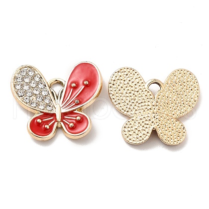 Alloy Enamel Pendants ENAM-M057-02G-02-1