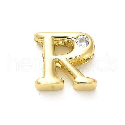 Rack Plating Brass Cubic Zirconia Beads KK-L210-008G-R-1