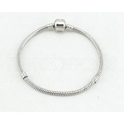 Stylish and Sturdy Snake Chain Bracelet with Long-lasting Plating for DIY Jewelry Making ST6287301-1