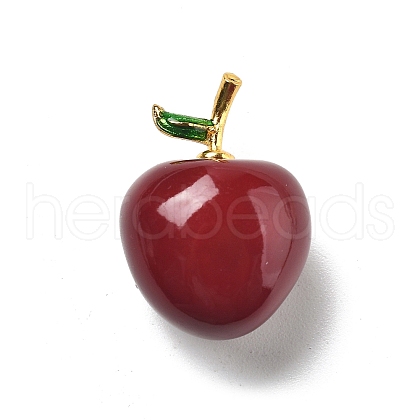 Brass Enamel Pendants KK-L288-50A-1