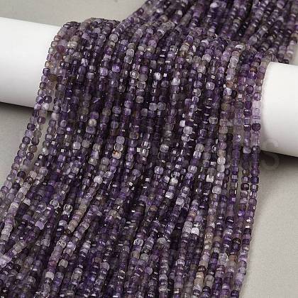 Natural Amethyst Beads Strands G-RM2025-C41-B-1