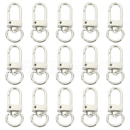 10Pcs Alloy Swivel Clasps PURS-CJ0001-01-1