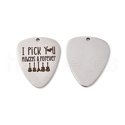 Non-Tarnish 201 Stainless Steel Pendants STAS-J401-LD016-1