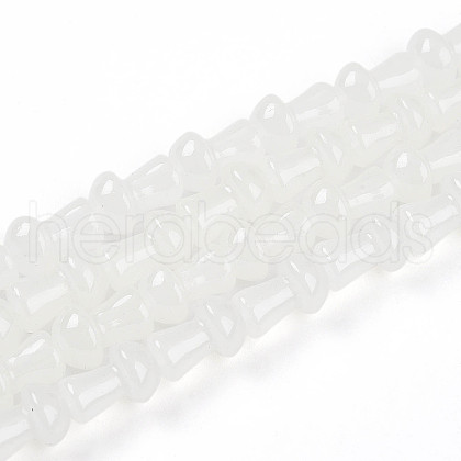 Baking Painted Glass Beads Strands DGLA-N007-01A-1