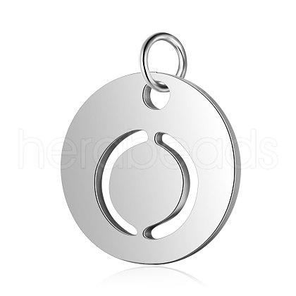 Non-Tarnish 304 Stainless Steel Charms STAS-S105-T514S-O-1
