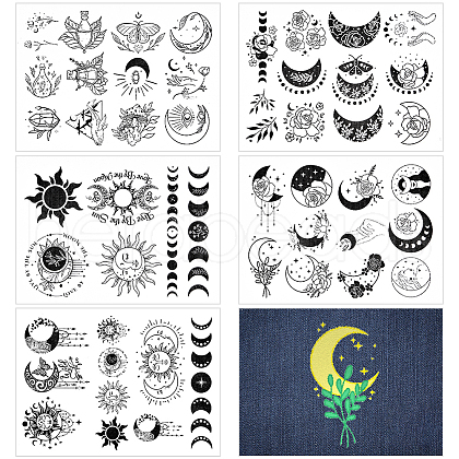 CRASPIRE 2 Sets 2 Style PVA & Cloth Water-soluble Embroidery Aid Drawing Sketch DIY-CP0009-92A-1