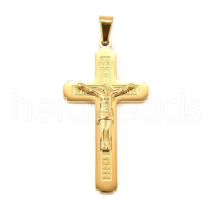 304 Stainless Steel Big Pendants STAS-R171-04G-1