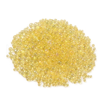 Glass Beads GLAA-WH0030-12J-1